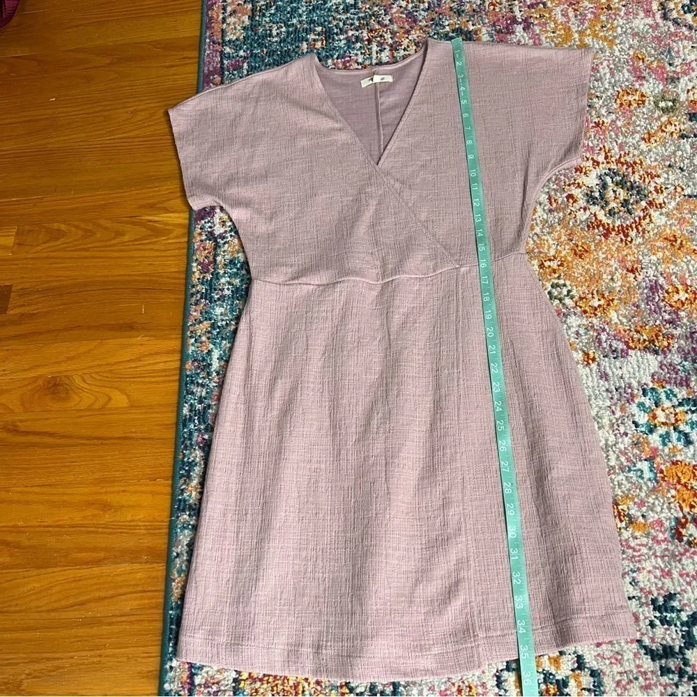 Madewell Cross‎ Front Flutter Sleeve Minidress in Pink
